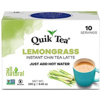 Case of 10 - Quik Tea Lemongrass Chai - 240 Gm (8.5 Oz )