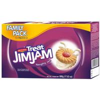 Case of 8 - Britannia Treat Jim Jam Family Pack - 500 Gm (1.1 Lb)