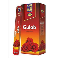 Case of 12 - Cycle No 1 Gulab Agarbatti Incense Sticks - 120 Pc