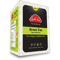Case of 12 - Quik Tea Green Tea 60 Tea Bags - 60 Bags [50% Off]