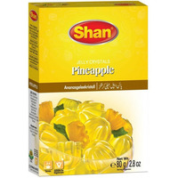Case of 12 - Shan Jelly Crystals Pineapple - 80 Gm (2.8 Oz)