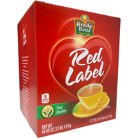 Case of 6 - Brooke Bond Red Label Loose Tea - 1.8 Kg (3.9 Lb)
