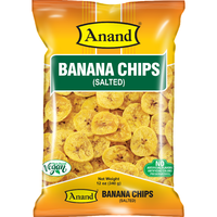 Case of 20 - Anand Banana Chips Salted - 12 Oz (340 Gm)