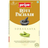 Case of 12 - Priya Roti Pachadi Bottle Gourd Chutney - 100 Gm (3.5 Oz)