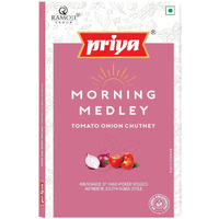 Case of 12 - Priya Morning Medley Tomato Onion Chutney - 100 Gm (3.5 Oz)