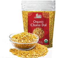 Case of 12 - Jiva Organics Organic Chana Dal - 2 Lb (908 Gm)