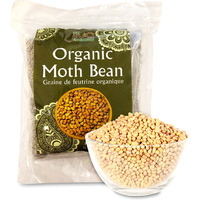 Case of 12 - Jiva Organics Organic Moth Beans - 2 Lb (908 Gm)