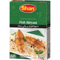 Case of 12 - Shan Fish Biryani Masala - 50 Gm (1.76 Oz)