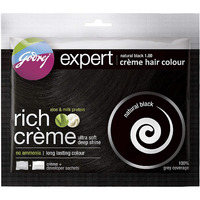 Case of 240 - Godrej Expert Rich Creme Natural Black 1.0 Hair Color - 20 Gm (0.7 Oz)