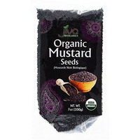 Case of 24 - Jiva Organics Organic Mustard Seeds - 200 Gm (7 Oz)