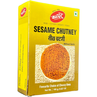 Case of 10 - Katdare Til Sesame Chutney - 100 Gm (3.5 Oz)