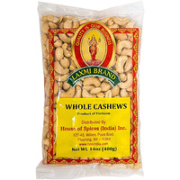 Case of 20 - Laxmi Cashew Whole - 14 Oz (400 Gm)