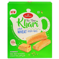 Case of 12 - Haldiram's Tea Time Whole Wheat  Khari  - 400 Gm (14.1 Oz)