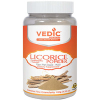 Case of 10 - Vedic Licorice Powder - 100 Gm (3.52 Oz)