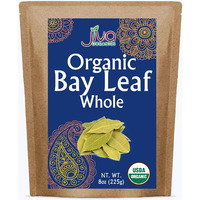 Case of 12 - Jiva Organics Organic Bay Leaf Whole - 227 Gm (8 Oz)