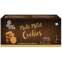 Case of 12 - Bliss Tree Multi Millet Cookies With Palm Jaggery - 75 Gm (2.64 Oz)