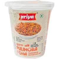 Case of 12 - Priya Quick Pulihora Poha Cup - 80 Gm (2.82 Oz)