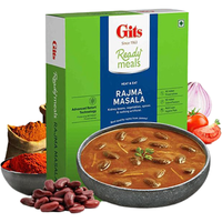 Case of 20 - Gits Heat & Eat Rajma Masala Ready Meals - 300 Gm (10.5 Oz)