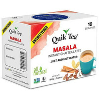 Case of 10 - Quick Tea Masala Chai Unsweetened - 160 Gm (5.64 Oz)