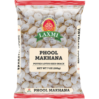 Case of 10 - Laxmi Phool Makhana Puffed Lotus Seeds - 200 Gm (7 Oz)