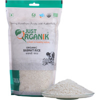 Case of 12 - Just Organik Basmati Rice Dehradooni - 2 Lb (908 Gm)