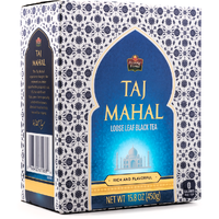 Case of 24 - Brooke Bond Taj Mahal Loose Leaf Black Tea - 450 Gm (15.8 Oz)