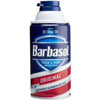 Case of 6 - Barbasol Original Shaving Cream - 10 Oz (283 Gm)