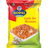 Case of 10 - Gopal Namkeen Garlic Sev Murmura - 500 Gm (1.1 Lb)