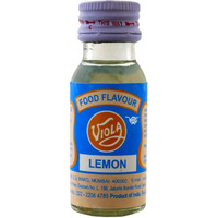 Case of 10 - Viola Food Flavor Essence Lemon - 20 Ml (0.67 Fl Oz)