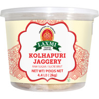 Case of 6 - Laxmi Kolhapuri Jaggery - 2 Kg (4.4 Lb)