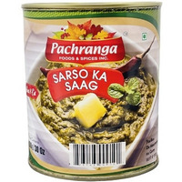 Case of 12 - Pachranga Foods Sarson Ka Saag - 850 Gm (1.87 Lb)