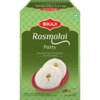 Case of 12 - Bikaji Rasmalai Patty - 1 Kg (2.2 Lb)