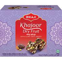 Case of 20 - Bikaji Khajoor Dry Fruit Burfee - 250 Gm (8.8 Oz)