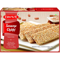 Case of 20 - Bikaji Sesame Chikki - 400 Gm (14 Oz)