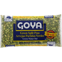 Case of 24 - Goya Green Split Peas - 1 Lb (454 Gm)