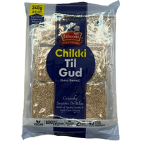 Case of 36 - Jabsons Chikki Til Gud Less Sweet - 240 Gm (8.5 Oz)