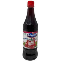 Case of 12 - Kalvert's Rasberry Syrup - 700 Ml (23.66 Fl Oz)