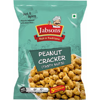 Case of 24 - Jabsons Peanut Cracker Tasty Nuts - 140 Gm (4.94 Oz)