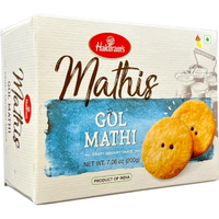 Case of 24 - Haldiram's Gol Mathi - 200 Gm (7.06 Oz)