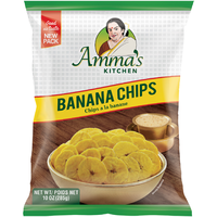 Case of 20 - Amma's Kitchen Banana Chips - 10 Oz (285 Gm)