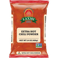 Case of 20 - Laxmi Red Chilli Powder Xtra Hot - 14 Oz (400 Gm)