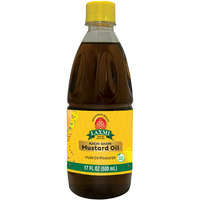 Case of 12 - Laxmi Mustard Oil - 500 Ml (17 Fl Oz)
