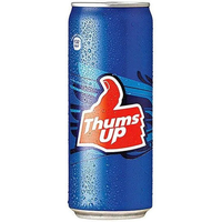 Case of 24 - Thums Up Can - 300 Ml (10.14 Fl Oz)