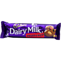 Case of 48 - Cadbury Dairy Milk Chocolate Fruit & Nut - 49 Gm (2 Oz)