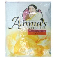 Case of 20 - Amma's Kitchen Tapioca Chips Hot - 200 Gm (7 Oz)