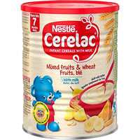 Case of 24 - Nestle Cerelac Mixed Fruits Wheat With Milk - 400 Gm (14 Oz)