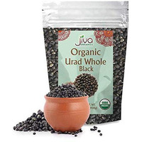 Case of 12 - Jiva Organics Organic Urad Whole Black Dal - 2 Lb (908 Gm)