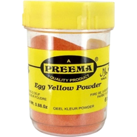 Case of 12 - Preema Yellow Food Color Powder - 25 Gm (0.88 Oz)
