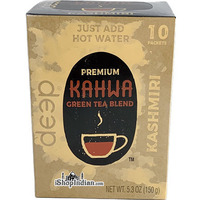 Case of 12 - Deep Premium Kahwa Green Tea Blend - 150 Gm (5.3 Oz)
