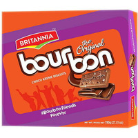Case of 8 - Britannia Bourbon 8 Packets - 750 Gm (27 Oz)